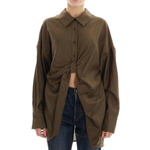 CAMICIA NODO ELEH MARRONE